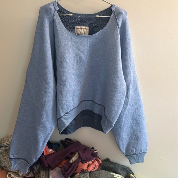 We The Free Sweaters - NWOT!!! Midnight sweater from We The Free, in a gorgeous blue. Oversized small.
